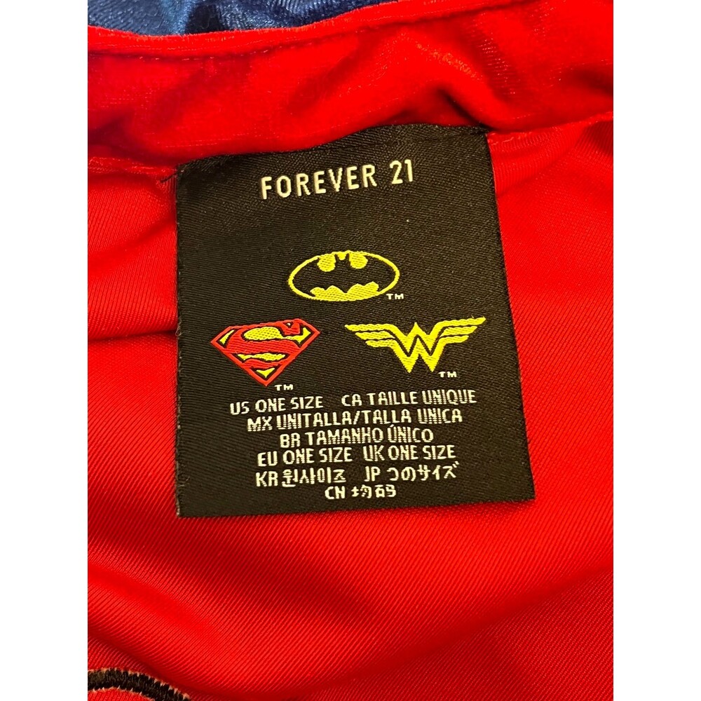 Wonder Woman Adult Costume Accessory Cape Velvet DC Comics Superhero Halloween - Picture 10 of 12